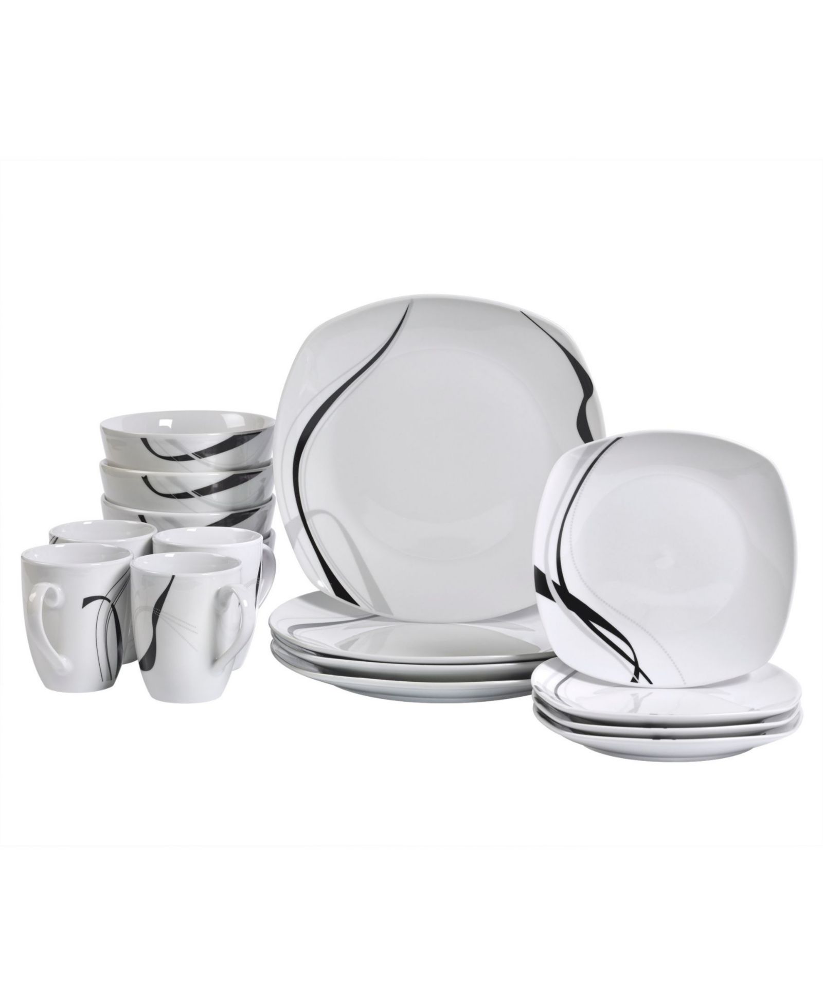 Tabletops Unlimited Carnival 16 Pc. Dinnerware Set, Service for 4