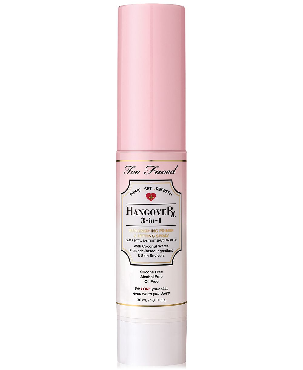 База и фиксирующий спрей Too Faced Travel-Size Hangover 3-In-1