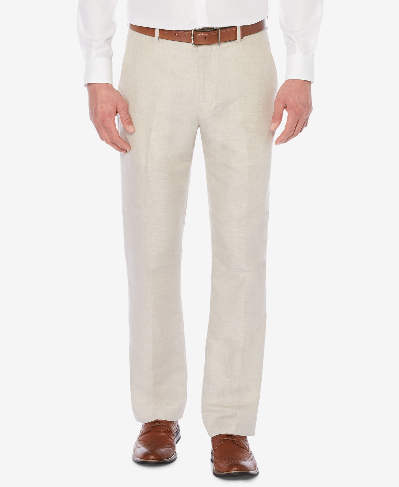 Perry Ellis Men's Classic-Fit Herringbone Pants