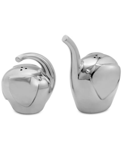 Nambé Savanna Elephant 2-Pc. Salt & Pepper Shaker Set