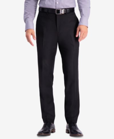 Kenneth Cole Reaction Men's Slim-Fit Stretch Premium Textured Weave Dress Pants