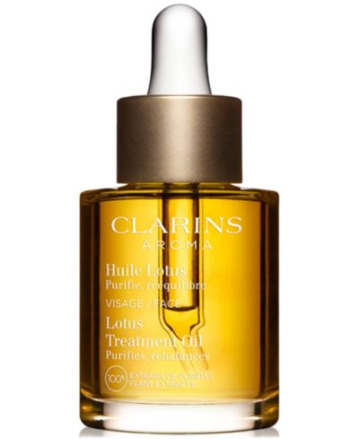 Clarins Lotus балансирующее и увлажняющее масло для лица, 1 oz
