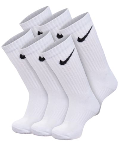Nike Kids' 5-7 Performance Crew Socks, 6-Pack