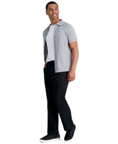 Haggar Мужские классические брюки с эффектом stretch, премиум комфорт