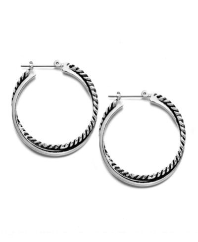 Серьги-кольца Lauren Ralph Lauren Twisted