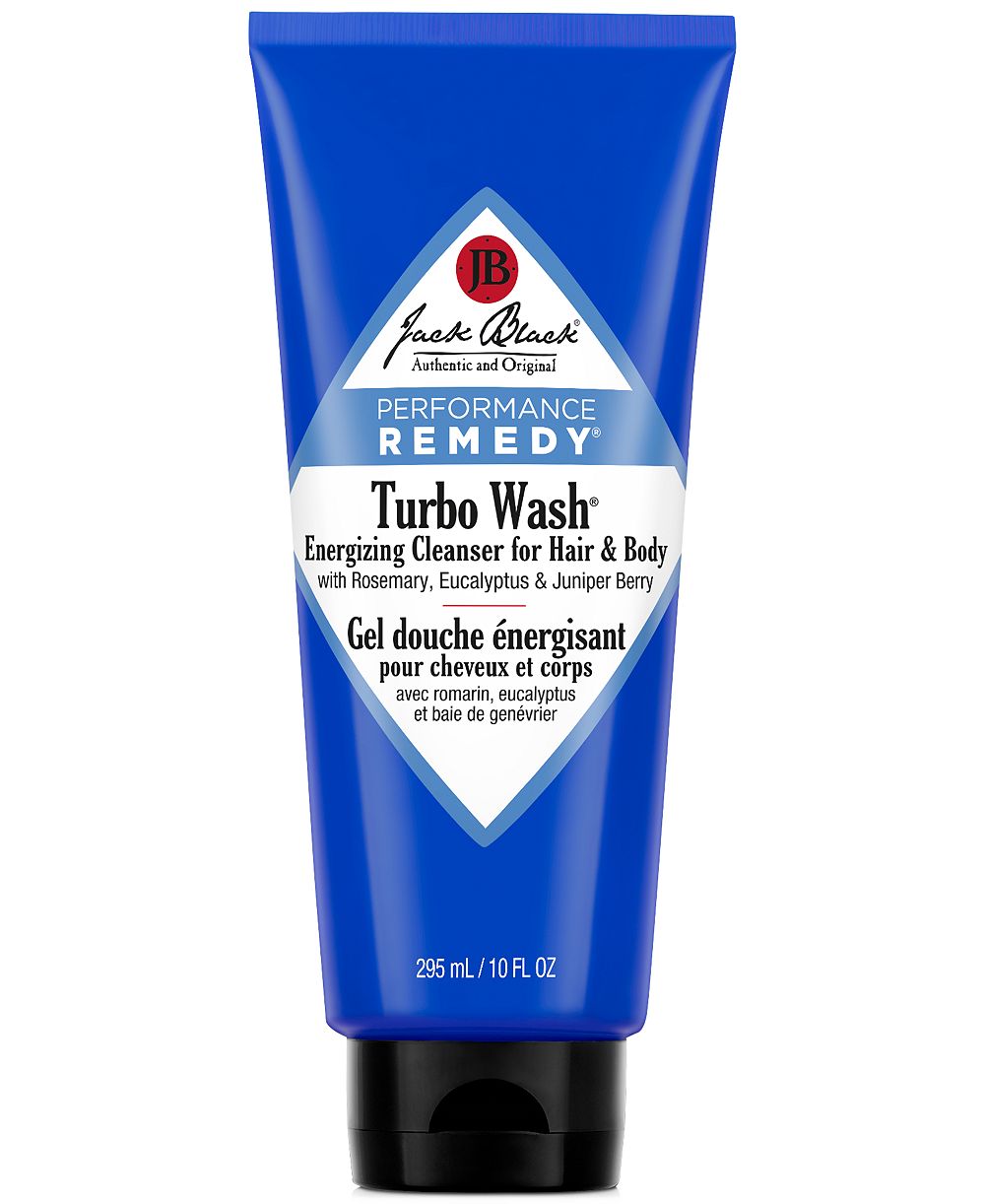 Jack Black Turbo Wash® тонизирующее очищающее средство для волос и тела, 10 oz.