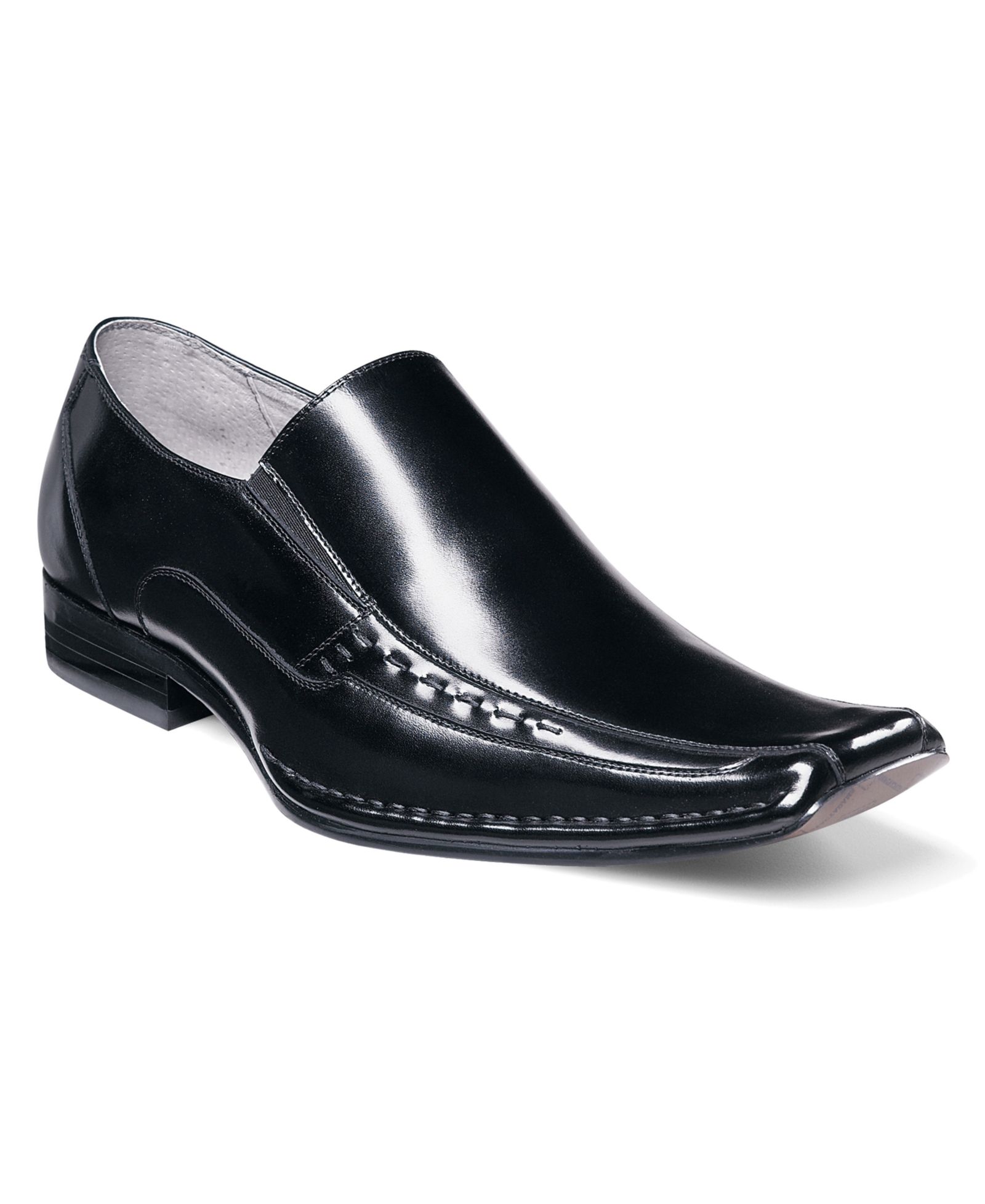 Мужские кожаные лоферы Stacy Adams Templin Leather Bike Square-Toe