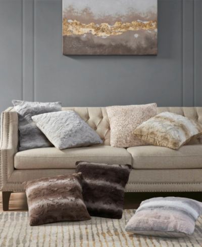 Декоративная подушка Madison Park Zuri Faux-Fur, 20" x 20"