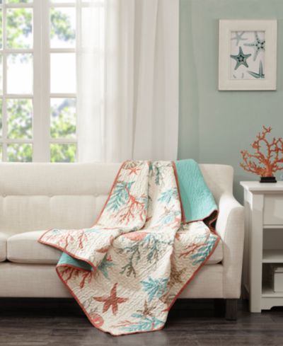 Декоративный плед Madison Park Pebble Beach Quilted Reversible, 50" x 70"