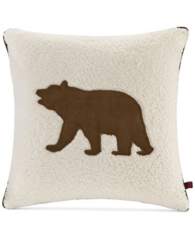 Декоративная подушка Woolrich Bear Reversible, 18" x 18"