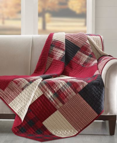 Woolrich Стеганый плед Patchwork, 50" x 70"