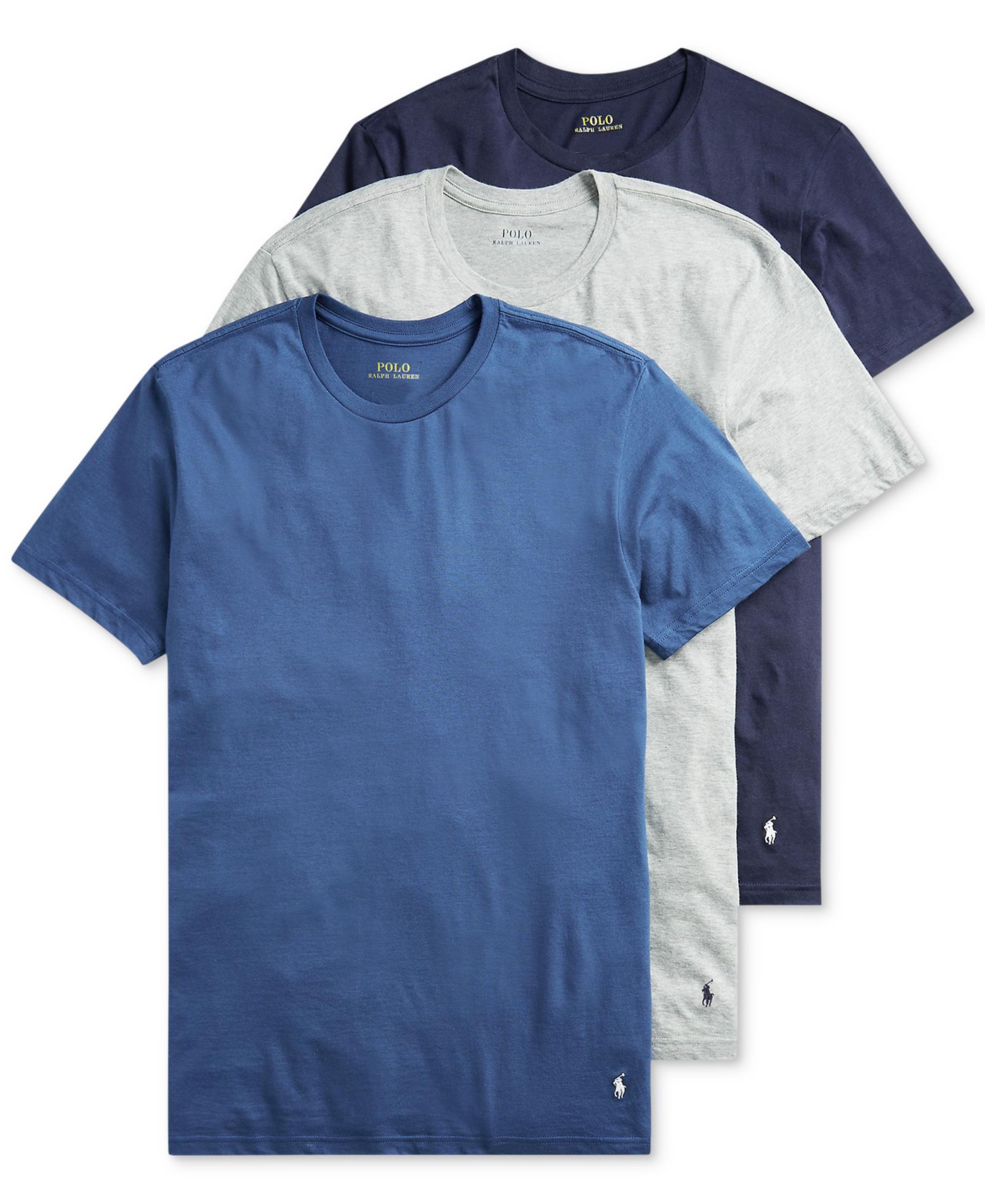Мужская классическая майка Polo Ralph Lauren, набор из 3 шт
