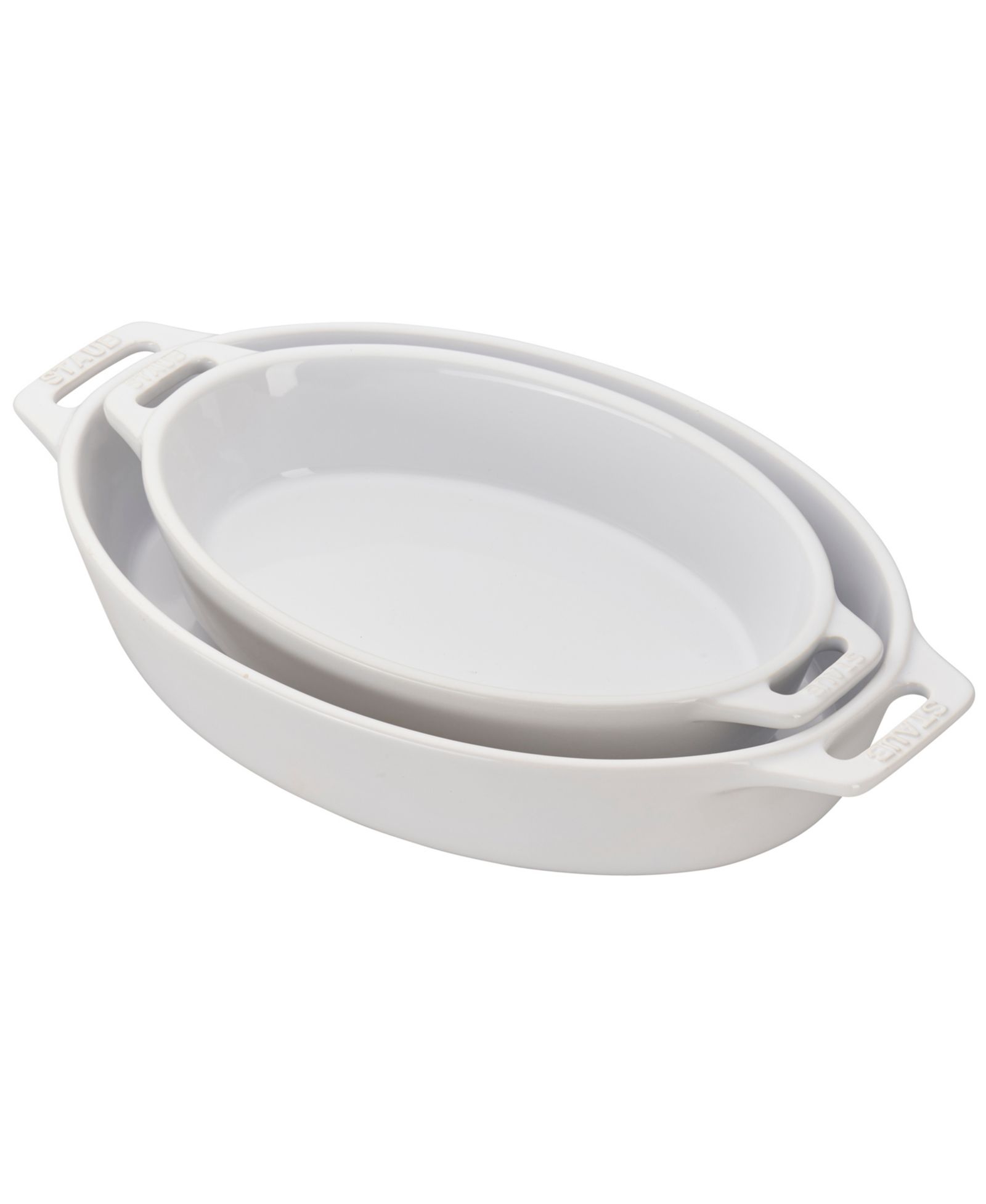 Staub Ceramic 2-Piece Oval Baking Dish Set
