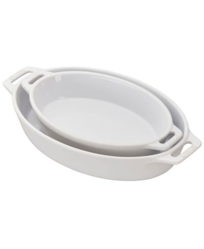 Staub Ceramic 2-Piece Oval Baking Dish Set
