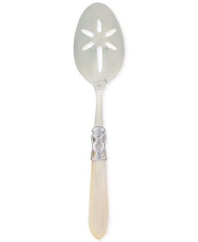 VIETRI Aladdin Brilliant Slotted Serving Spoon