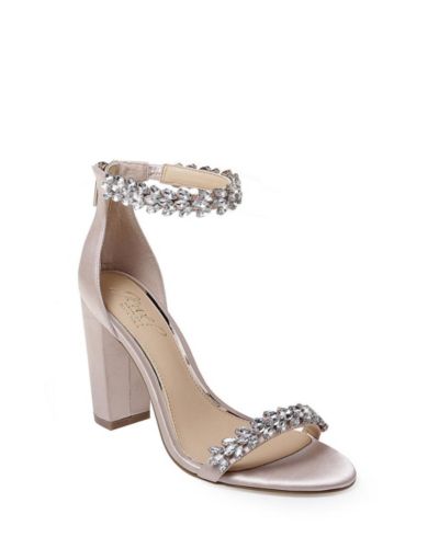 Женские вечерние сандалии Jewel Badgley Mischka Mayra на блочном каблуке