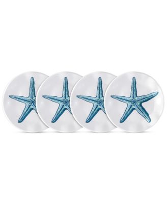 Q Squared	Captiva 4-Pc. Melamine 5.5" Appetizer Plate Set