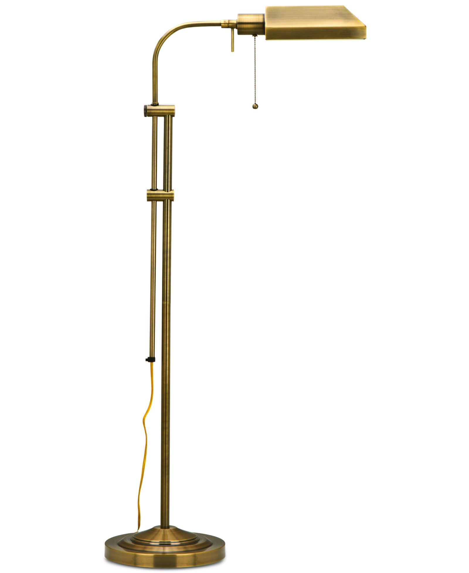 Напольная лампа Cal Lighting Antique Bronze с регулируемой штангой