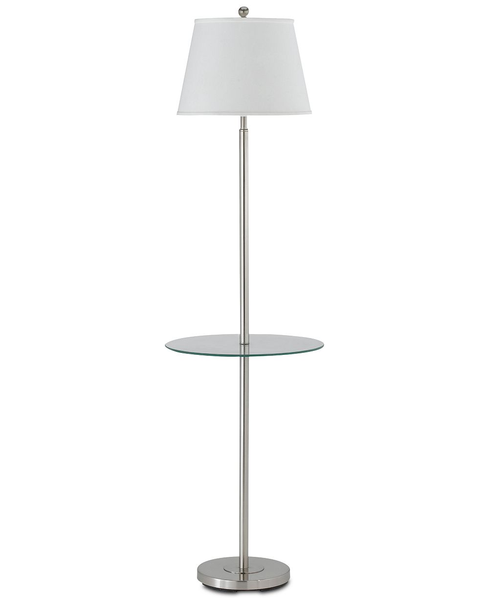 Cal Lighting Andros Floor Lamp with Glass Tray
