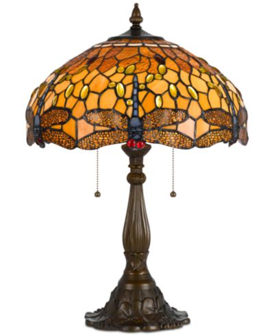 Cal Lighting 2-Light Tiffany Table Lamp настольная лампа