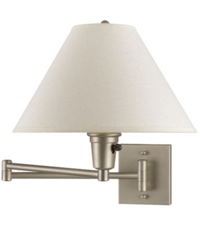 Настенное бра Cal Lighting Brushed Steel Swing Arm Wall Sconce