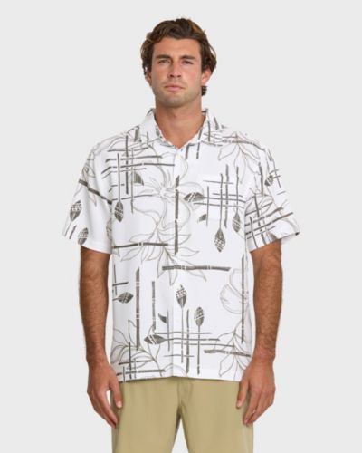 Quiksilver Waterman Men's Paddle Out Short-Sleeve Shirt