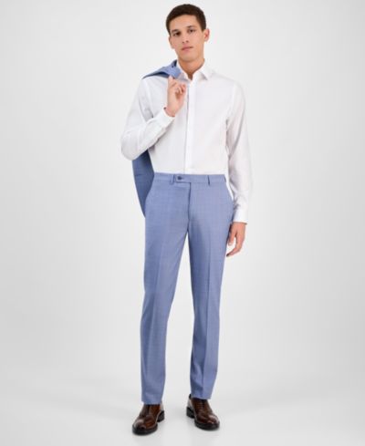 Мужские брюки Calvin Klein Slim-Fit из смесовой шерсти с эффектом stretch