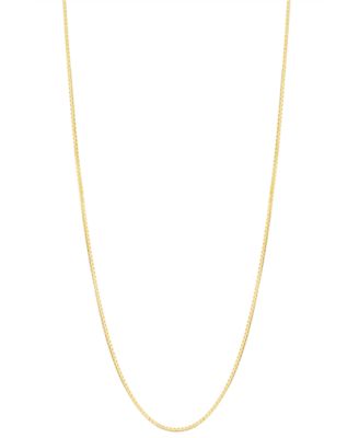 Цепочка Box 18" (3/4mm) из 14k золота