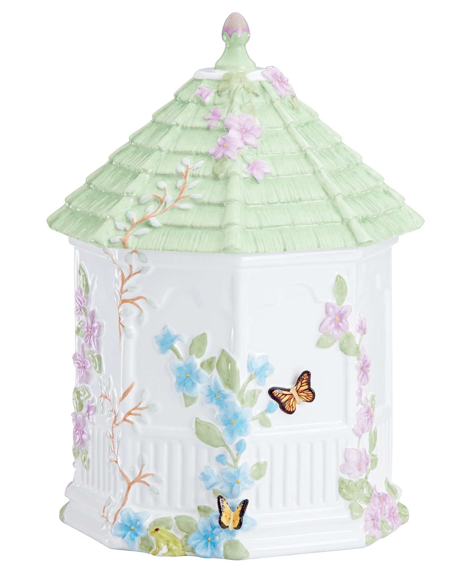Lenox Butterfly Meadow Figural Gazebo Cookie Jar