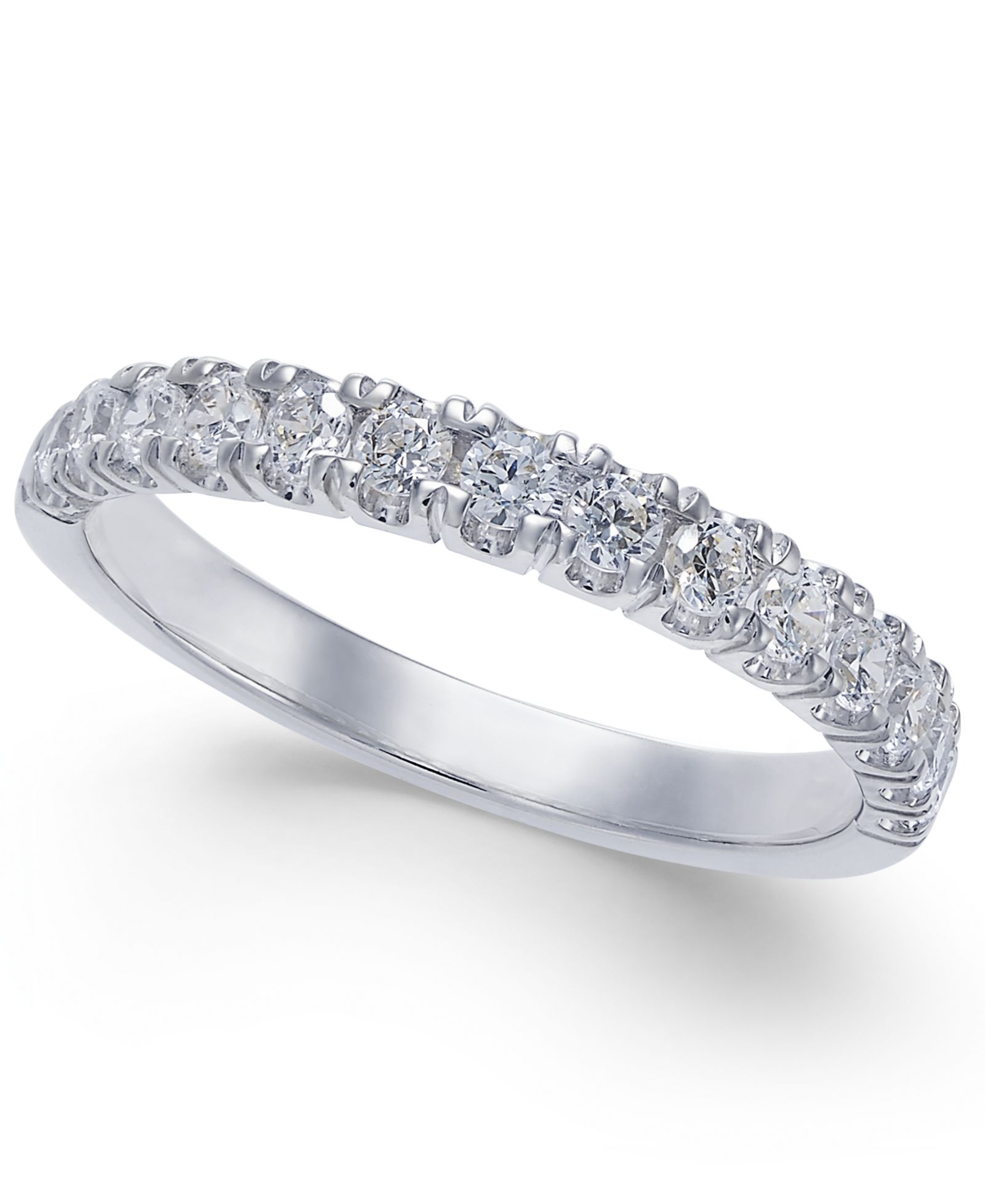 Diamond Pave Band Ring (1/2 ct. t.w.)  in 14k White or Yellow Gold