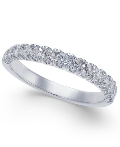 Кольцо Diamond Pave Band (1/2 ct. t.w.) из белого или желтого золота 14k