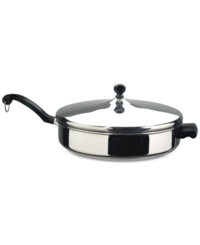 Farberware сковорода для соте Classic Series из нержавеющей стали с крышкой, 4.5-Qt.