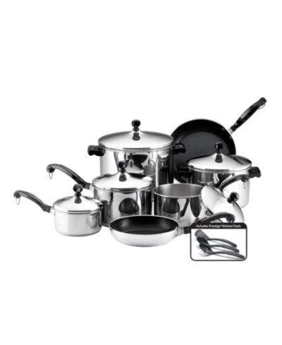 Farberware Classic набор кухонной посуды из нержавеющей стали, 15 шт.