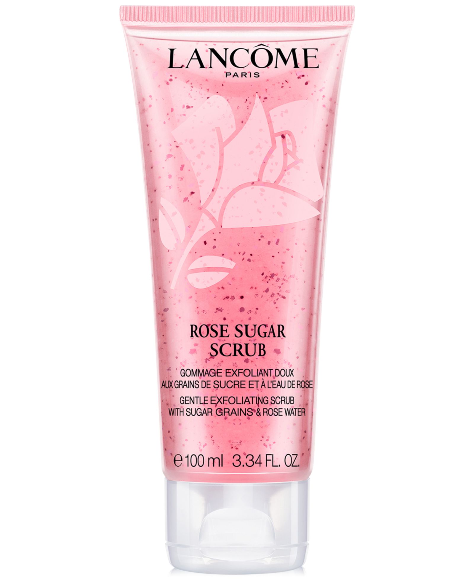 Lancôme, отшелушивающий сахарный скраб с розой