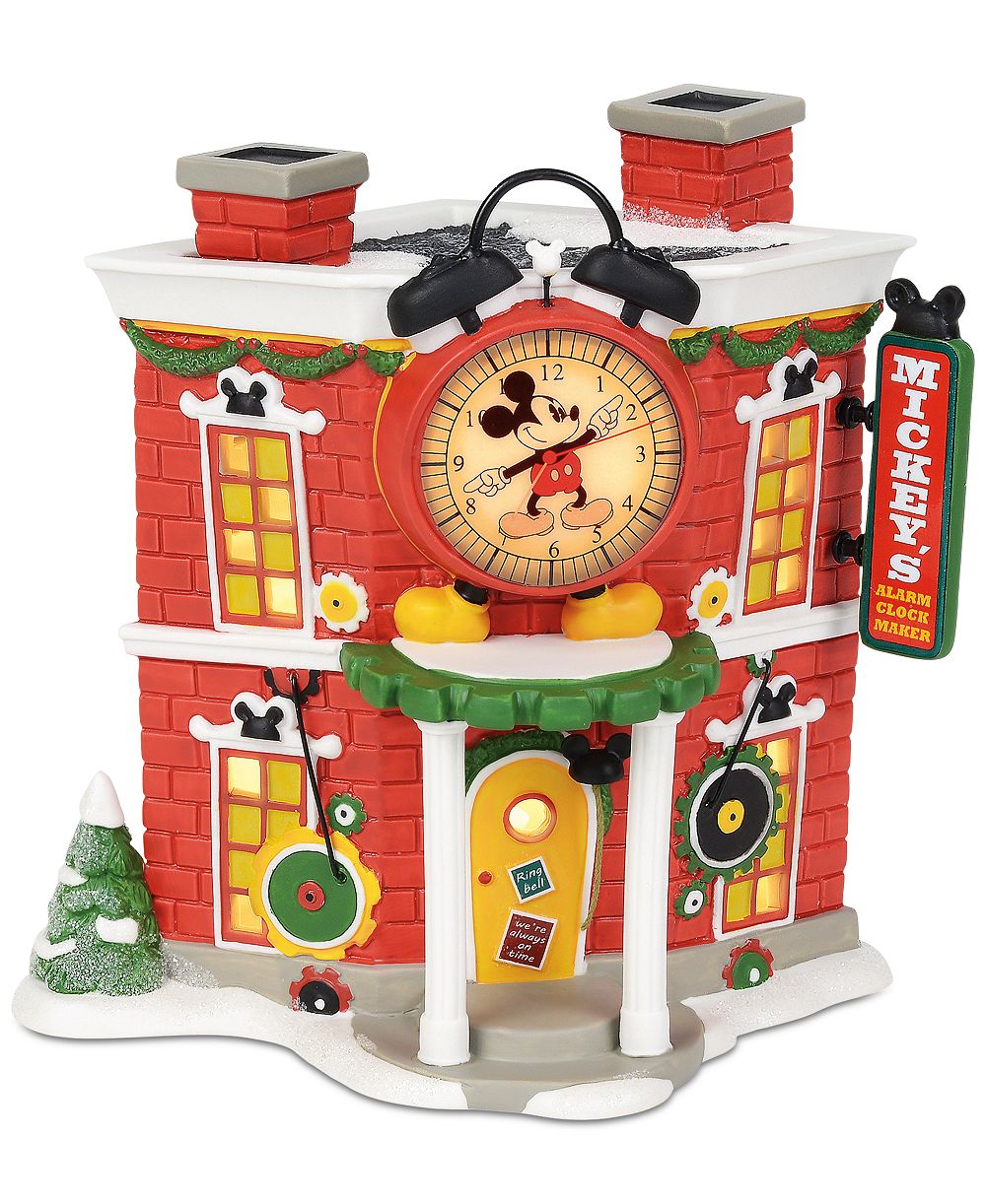 Деревня Department 56 Villages Disney Mickey's Alarm Clock Shop