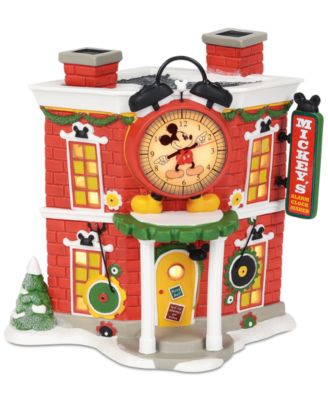 Деревня Department 56 Villages Disney Mickey's Alarm Clock Shop