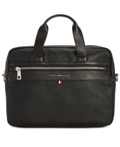 Мужской кожаный портфель Tommy Hilfiger Leo