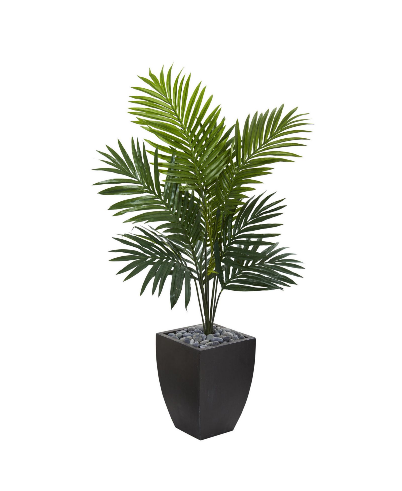 Искусственная пальма Kentia Nearly Natural, 4.5', в черном кашпо