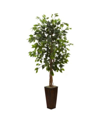 Искусственное дерево Ficus Nearly Natural 5.5' в бамбуковом кашпо