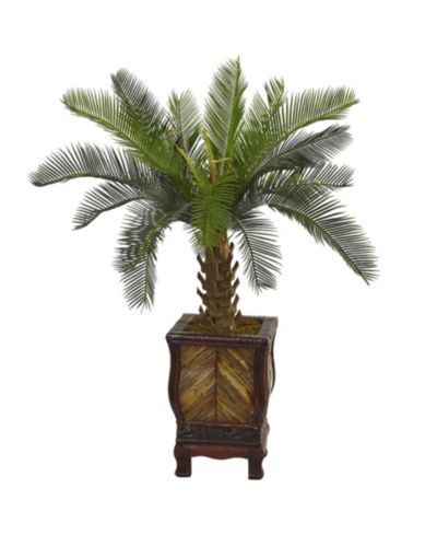 Nearly Natural искусственное дерево Cycas 3' в деревянном кашпо