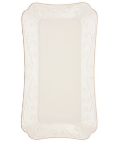 Lenox French Perle Stoneware Hors D'oeuvre Tray