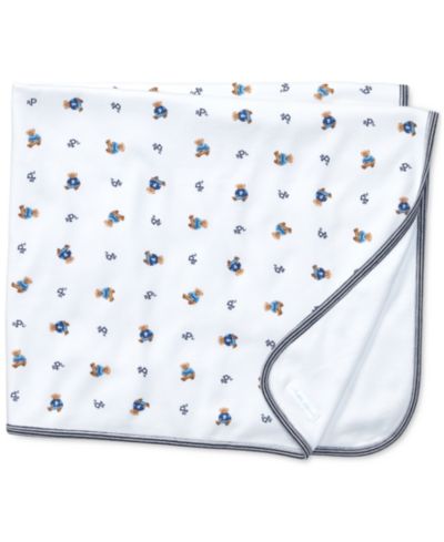 Детский хлопковый плед Polo Ralph Lauren Baby Boys Reversible Bear