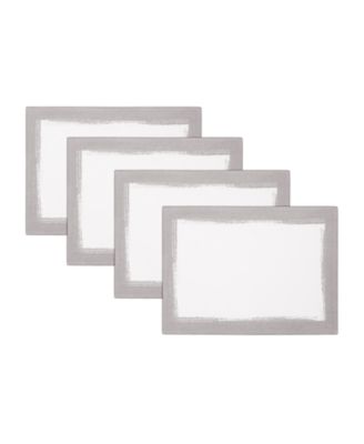 Villeroy & Boch  Metallic Brushstroke Placemat 4 Pc Set