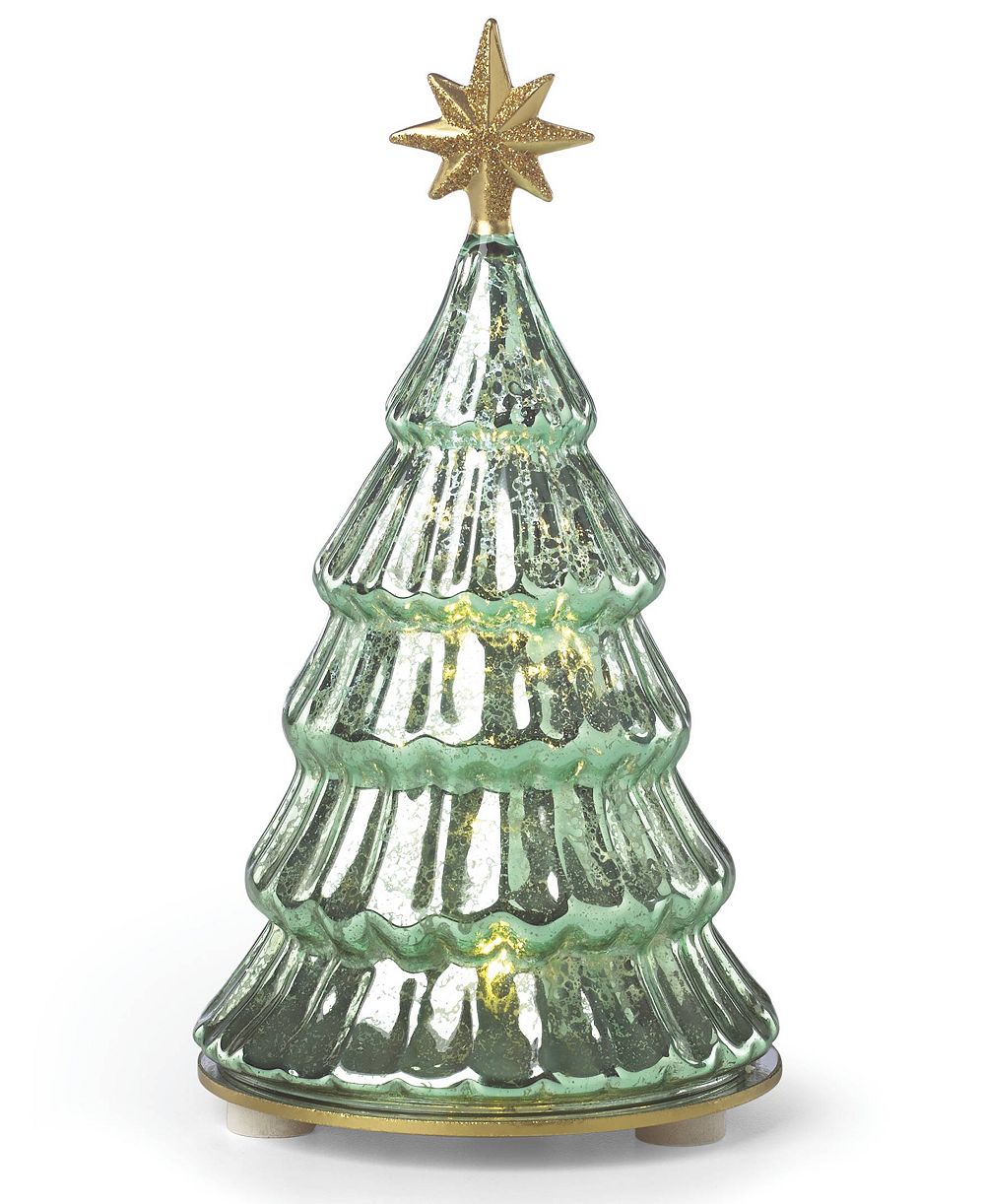 Lenox декоративное елочное украшение Wintery Woods Lit Mercury Glass