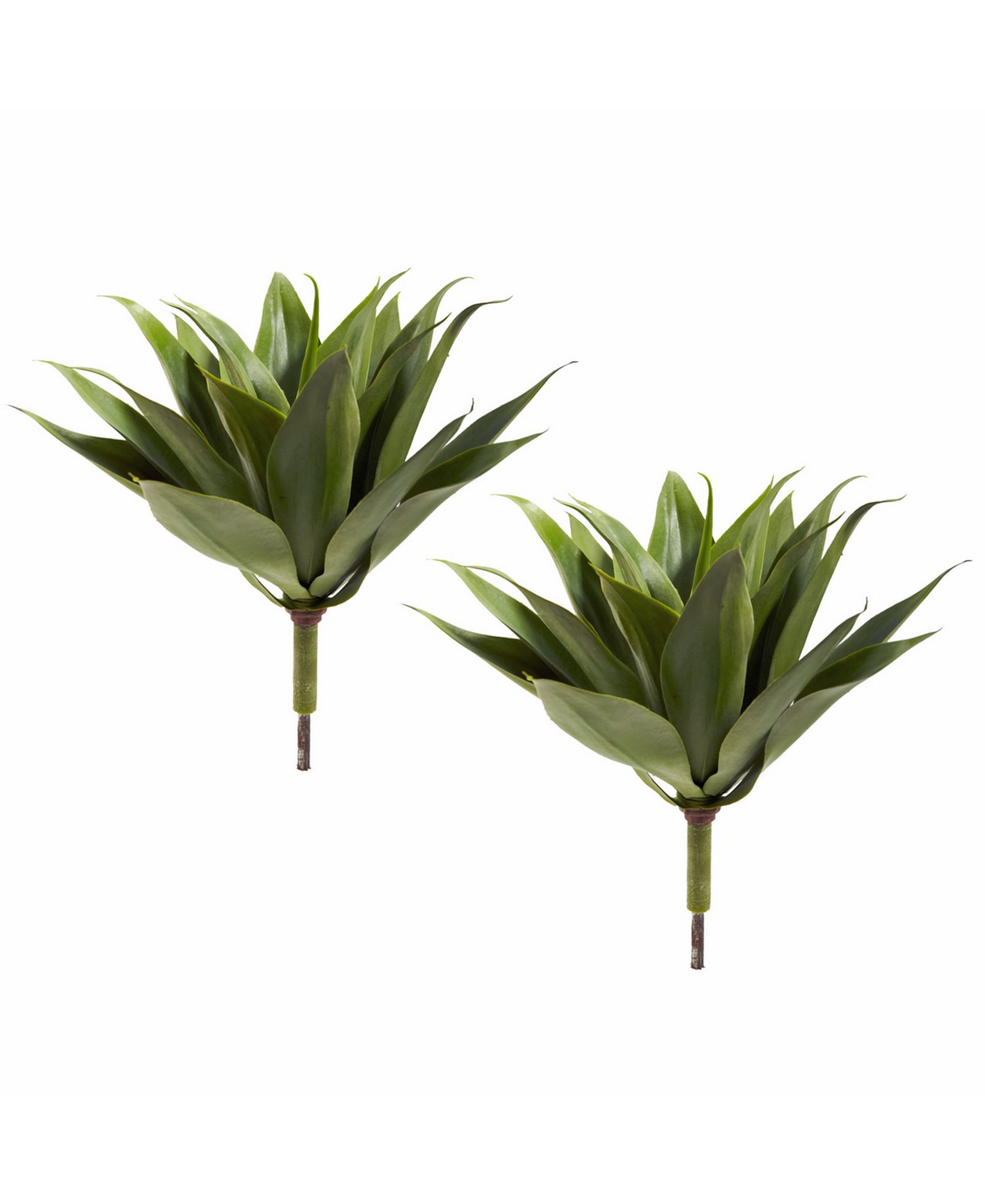 Набор из 2 искусственных растений Nearly Natural Agave Succulent 17"