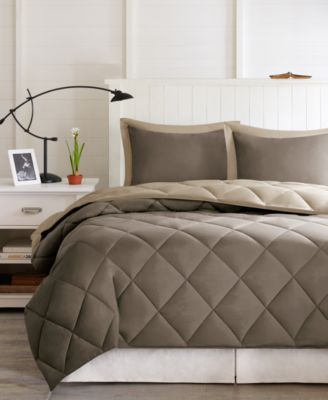 Madison Park Essentials Larkspur Reversible Microfiber Down Alternative 2-Pc. Comforter Set, Twin/Twin XL
