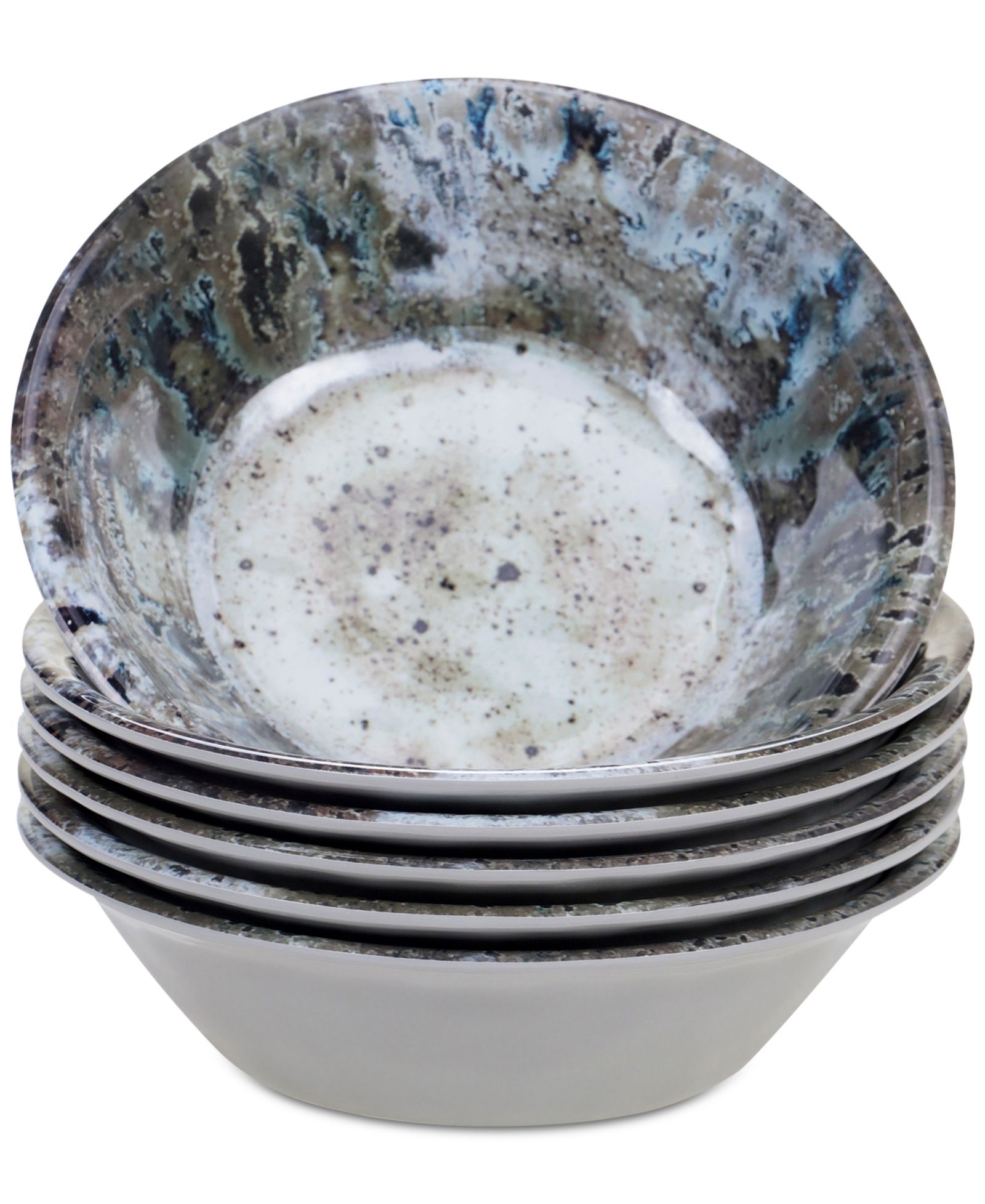 Certified International Radiance Cream Melamine All Purpose Bowls, Set of 6