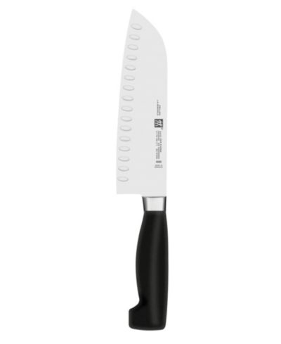 Нож Santoku Zwilling Four Star 7" Hollow Edge