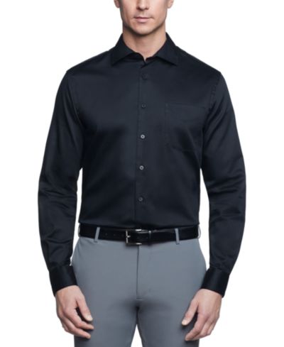 Van Heusen Мужская рубашка Regular-Fit Stretch Wrinkle-Free Sateen