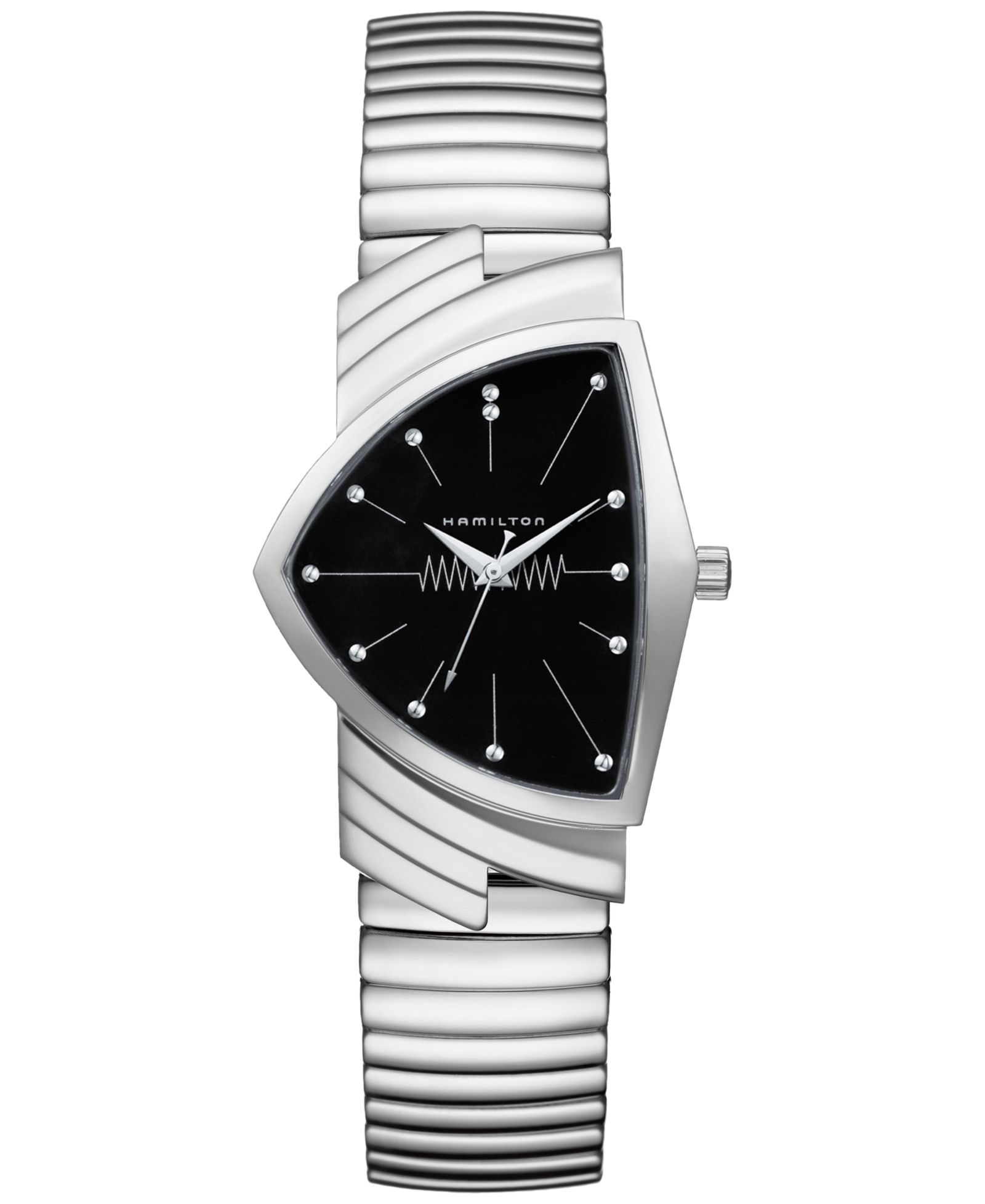 Hamilton унисекс наручные часы Swiss Ventura из нержавеющей стали с браслетом, 32mm